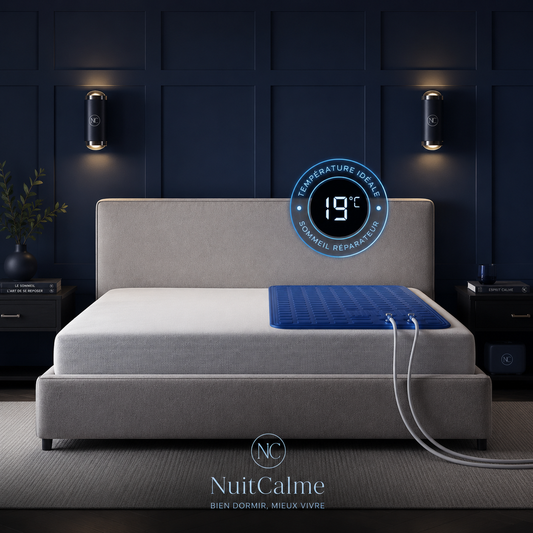 NuitCalme FreshBed - Surmatelas Réfrigérant
